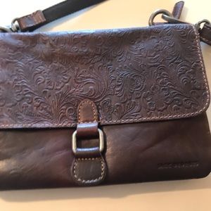 Jack Georges leather crossbody purse